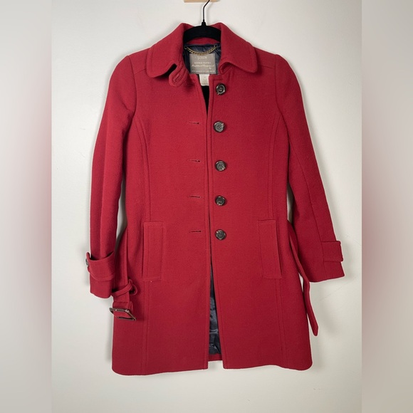 J. Crew Double Cloth Belted Wool Trench Coat - Picture 6 of 16